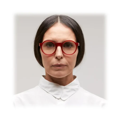 Kuboraum - Mask K10 - Burgundy - K10 BY - Optical Glasses - Eyewear - Avvenice
