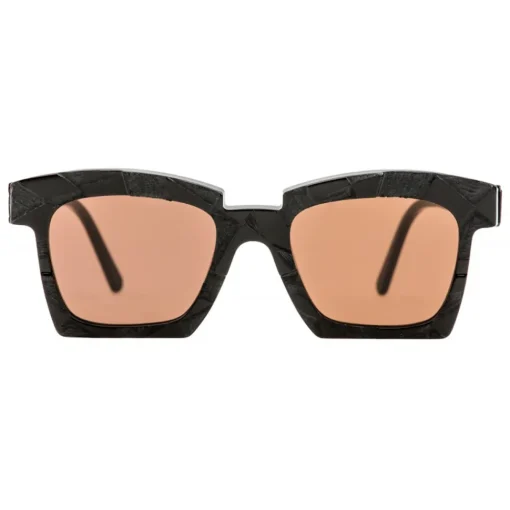 Kuboraum - Mask K5 - Simmetry - Tortoise Handcarved - K5 BS SY - Sunglasses - Eyewear - Avvenice