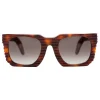 Kuboraum - Mask U3 - Havana - U3 HS LY - Sunglasses - Eyewear - Avvenice