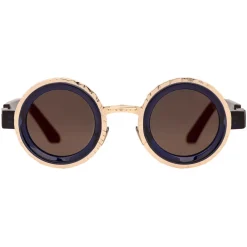 Kuboraum - Mask Z3 - Royal Blue Gold - Z3 BG - Sunglasses - Eyewear - Avvenice^ Sunglasses & Eyewear