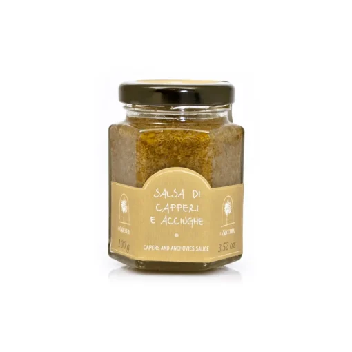 La Nicchia - Pantelleria La Nicchia - Capers of Pantelleria since 1949 - Caper and Almonds Pesto - 100 g - Avvenice^ Preserved Foods