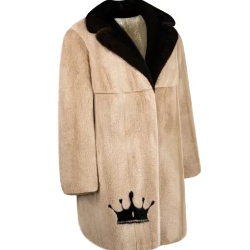 La Prima Luxury - Amuleto Palomino - Palomino Mink Fur -18 kt Gold - Fur Coat - Luxury Exclusive Collection - Avvenice^ Jackets