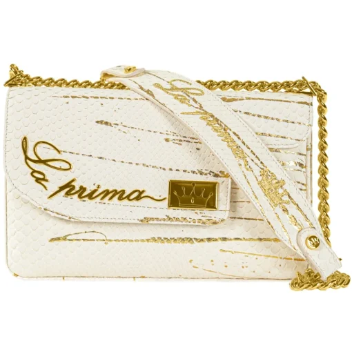 La Prima Luxury - Cavallerizza - Arena Bianca - Handbag - Luxury Exclusive Collection - Avvenice^ Bags