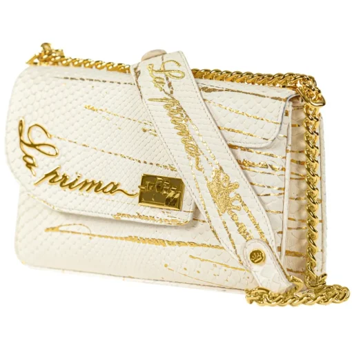 La Prima Luxury - Cavallerizza - Arena Bianca - Handbag - Luxury Exclusive Collection - Avvenice^ Bags