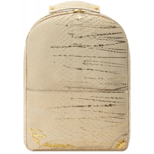 La Prima Luxury - Parentesi - Arena Sabbia - Backpack - Luxury Exclusive Collection - Avvenice^ Backpacks