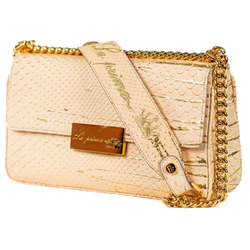 La Prima Luxury - Salvadanaio - Arena Sabbia - Handbag - Luxury Exclusive Collection - Avvenice^ Bags