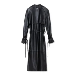 La Rando - Berisso Trench - Soft Lambskin - Black - Artisan Jacket - Luxury High Quality Leather - Avvenice^ Jackets