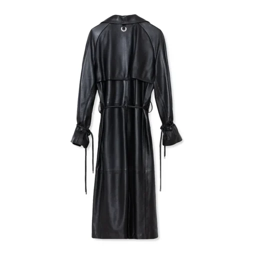 La Rando - Berisso Trench - Soft Lambskin - Black - Artisan Jacket - Luxury High Quality Leather - Avvenice^ Jackets