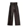 La Rando - Bernal Pants - Soft Lambskin - Black - Artisan Pants - Luxury High Quality Leather - Avvenice^ Trousers