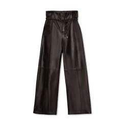 La Rando - Bernal Pants - Soft Lambskin - Black - Artisan Pants - Luxury High Quality Leather - Avvenice^ Trousers