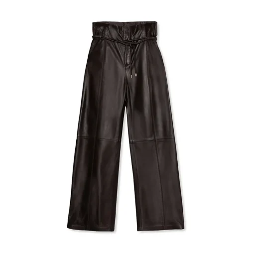 La Rando - Bernal Pants - Soft Lambskin - Black - Artisan Pants - Luxury High Quality Leather - Avvenice^ Trousers