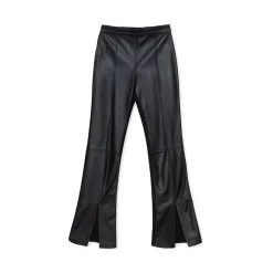 La Rando - Buenos Aires Pants - Lambskin Leather - Black - Artisan Pants - Luxury High Quality Leather - Avvenice^ Trousers