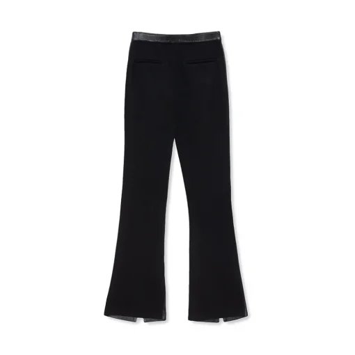 La Rando - Buenos Aires Pants - Lambskin Leather - Black - Artisan Pants - Luxury High Quality Leather - Avvenice^ Trousers