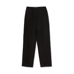 La Rando - Burzaco Pants - Wool - Black - Artisan Pants - Luxury High Quality Leather - Avvenice
