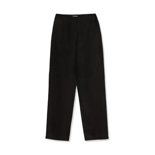 La Rando - Burzaco Pants - Wool - Black - Artisan Pants - Luxury High Quality Leather - Avvenice
