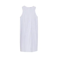 La Rando - Lugano Dress - Cotton - White - Artisan Dress - Luxury High Quality Leather - Avvenice^ Dresses