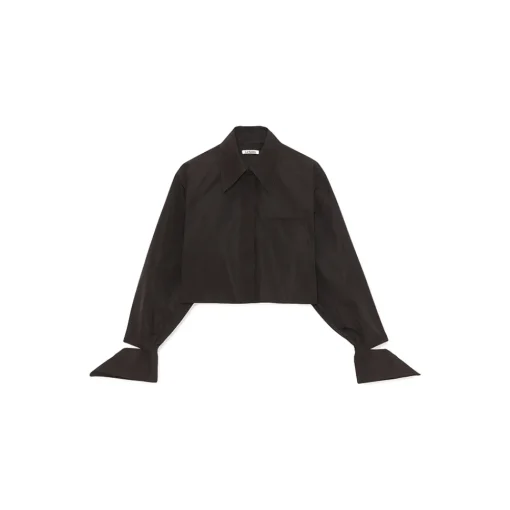 La Rando - Obera Shirt - Polyester - Black - Artisan Shirts - Luxury High Quality Leather - Avvenice^ Shirts