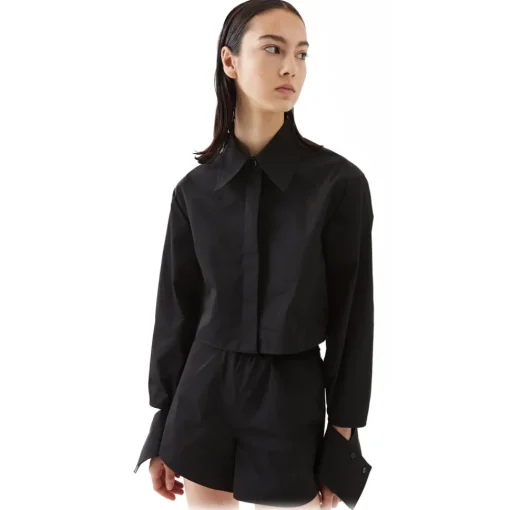 La Rando - Obera Shirt - Polyester - Black - Artisan Shirts - Luxury High Quality Leather - Avvenice^ Shirts