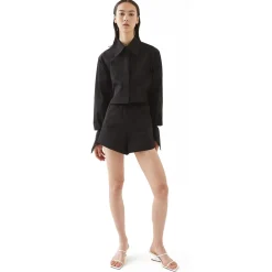 La Rando - Obera Shirt - Polyester - Black - Artisan Shirts - Luxury High Quality Leather - Avvenice^ Shirts