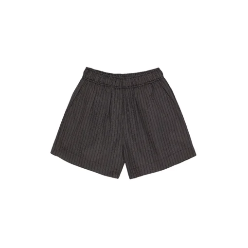 La Rando - Obera Shorts - Cotton - Grey - Luxury High Quality Leather - Avvenice^ Trousers