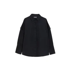 La Rando - Olivos Shirt - Cotton - Black - Artisan Shirts - Luxury High Quality Leather - Avvenice^ Shirts