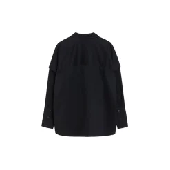 La Rando - Olivos Shirt - Cotton - Black - Artisan Shirts - Luxury High Quality Leather - Avvenice^ Shirts
