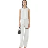La Rando - Pacheco Pants - Soft Lambskin - White - Artisan Pants - Luxury High Quality Leather - Avvenice