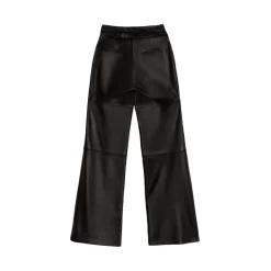 La Rando - Pacheco Pants - Soft Lambskin - Black - Artisan Pants - Luxury High Quality Leather - Avvenice^ Trousers
