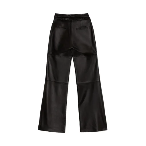 La Rando - Pacheco Pants - Soft Lambskin - Black - Artisan Pants - Luxury High Quality Leather - Avvenice^ Trousers