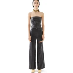 La Rando - Pacheco Pants - Soft Lambskin - Black - Artisan Pants - Luxury High Quality Leather - Avvenice^ Trousers