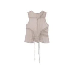 La Rando - Tesei Top - Silk - Pink - Artisan Top - Luxury High Quality Leather - Avvenice^ Tops
