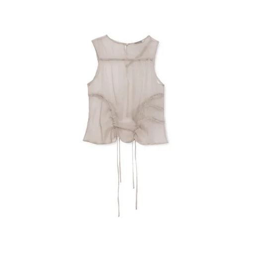 La Rando - Tesei Top - Silk - Pink - Artisan Top - Luxury High Quality Leather - Avvenice^ Tops