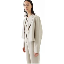 La Rando - Trelew Blazer - Linen - White - Artisan Jacket - Luxury High Quality Leather - Avvenice^ Jackets