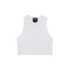 La Rando - Trelew Vest - Linen - White - Artisan Top - Luxury High Quality Leather - Avvenice^ Tops