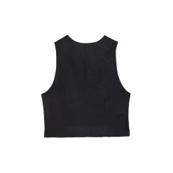 La Rando - Trelew Vest - Linen - Black - Artisan Top - Luxury High Quality Leather - Avvenice^ Tops