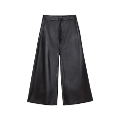 La Rando - Varela Pants - Soft Lambskin - Black - Artisan Pants - Luxury High Quality Leather - Avvenice^ Trousers