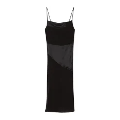 La Rando - Viedma Dress - Silk - Black - Artisan Dress - Luxury High Quality Leather - Avvenice^ Dresses