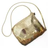 Laura B - Wonder Woman - Freya Party Bag - Gold - Black Wonder Woman - Luxury High Quality Bag - Avvenice^ Bags