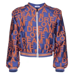 Leda Di Marti - Jacquard Bomber - Love a Dream - Haute Couture Made in Italy - Luxury High Quality Jacket - Avvenice