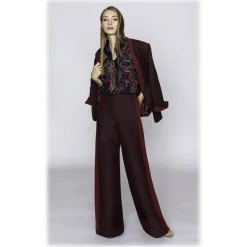 Leda Di Marti - Jacquard Jacket - Leda Collection - Haute Couture Made in Italy - Luxury High Quality Jacket - Avvenice^ Jackets