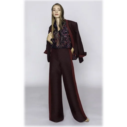 Leda Di Marti - Jacquard Jacket - Leda Collection - Haute Couture Made in Italy - Luxury High Quality Jacket - Avvenice^ Jackets