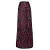 Leda Di Marti - Long Skirt in Red Satin - Leda Collection - Haute Couture Made in Italy - Luxury High Quality Skirt - Avvenice