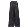 Leda Di Marti - Palace Trousers Jacquard - Leda Collection - Haute Couture Made in Italy - Luxury High Quality Trousers - Avvenice^ Trousers