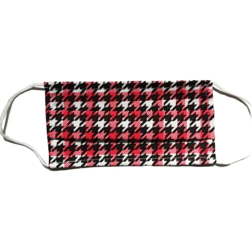 Leda Di Marti - Pied de Poul Red - 5 High Quality Protection Mask - Coronavirus - COVID19 - Made in Italy - Avvenice^ Other Accessories