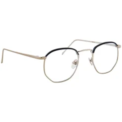 Linda Farrow - 586 C3 Angular Optical Frames - White Gold - Eyewear - Avvenice^ Sunglasses & Eyewear
