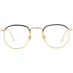 Linda Farrow - 586 C1 Angular Optical Frames - Gold - Eyewear - Avvenice^ Sunglasses & Eyewear