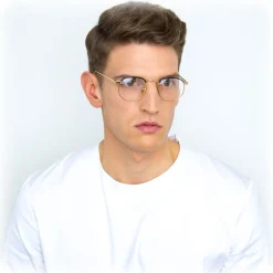 Linda Farrow - 586 C1 Angular Optical Frames - Gold - Eyewear - Avvenice^ Sunglasses & Eyewear