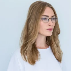 Linda Farrow - 520 C4 Angular Optical Frames - Nickel and Yellow Gold - Eyewear - Avvenice^ Sunglasses & Eyewear