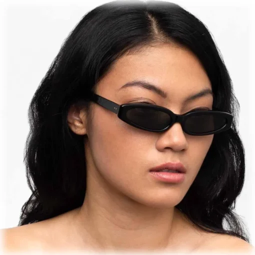 Linda Farrow - 960 C1 Angular Sunglasses - Black - Eyewear - Kendall Jenner Official - Avvenice^ Sunglasses & Eyewear