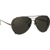 Linda Farrow - 729 C4 Aviator Sunglasses - Nickel - Eyewear - Avvenice